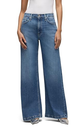 HUDSON WOMENS JODIE HIGH RISE LOOSE FIT WIDE JEAN SIZE: 33 COLOR: LUNAR New