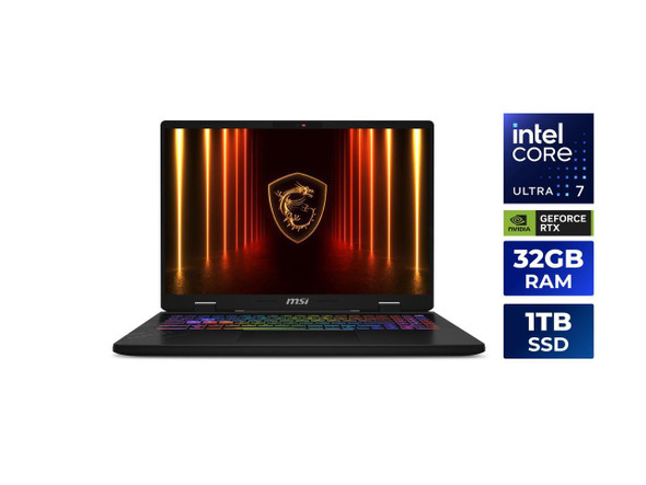 MSI CROSSHAIR A16 Gaming Laptop - 16" QHD+ 240hz - Intel Core Ultra 7 255HX -