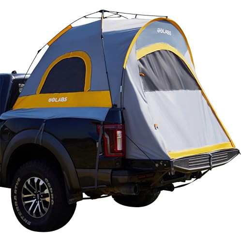 Golabs Truck Bed Tent for 5-6 Ft Bed, 6-10 Min Setup Waterproof PU2000mm