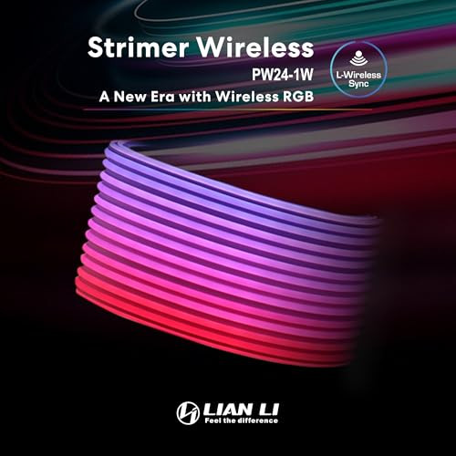 LIAN LI STRIMER WIRELESS 24-PIN RGB MOTHERBOARD POWER EXTENSION CABLE New