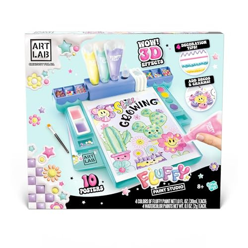 Canal Toys Art Lab Fluffy Paint Studio 3D Painting Set for Kids: Create PUFFY New