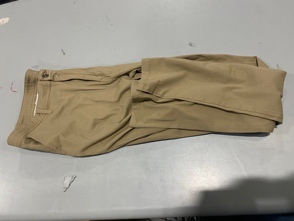 GALAXY BY HARVIC PANTS MEN'S 4 WAY STRETCH CASUAL - SIZE: MEN 36 X 31 - KHAKI