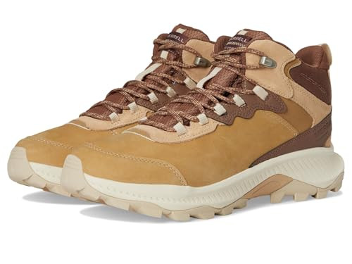 J038524 MERRELL SPEED STRIKE 2 MID LTR WATERPROOF WOMEN SIZE 11 LATTE New