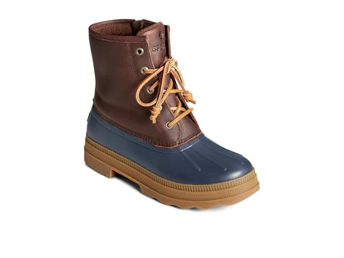 SPERRY SALTWATER 2.0 LEATHER - SIZE: MEN 9.5 (AU/UK M7) (EU M40.5) - NAVY