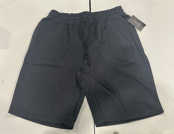 BLU ICE MENS NEW YORK ATHLETIC SHORTS - SIZE: MEN XL - BLACK New