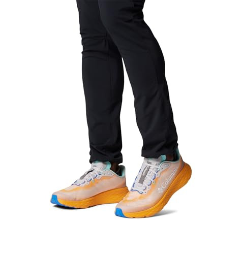 COLUMBIA MENS KONOS FEATHERWEIGHT SIZE 11.5 MANGO/STORMY BLUE