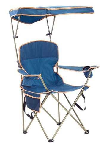 QUIK SHADE MAX SHADE HIGH AND WIDE FOLDING CAMP TILT UV SUN PROTECTION - BLUE