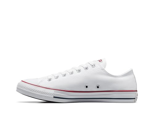 M7652C CONVERSE UNISEX ADULT CHUCK TAYLOR ALL STAR LOW OPTICAL WHITE SIZE 9.5