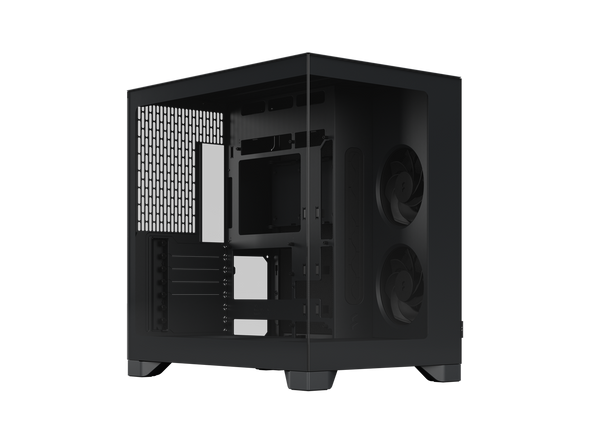 Fractal Design Pop 2 Vision Black - Dual-Chamber PC Gaming Case - Front and Side