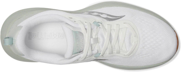 SAUCONY LANCER RUN WOMEN'S RUNNING SHOES - SIZE: WOMEN 12 - WHITE/MIST