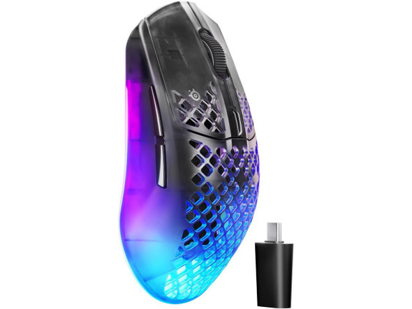 SteelSeries Aerox 3 Wireless Gen 2 - Super-Light 68g Gaming Mouse, 4K Polling,