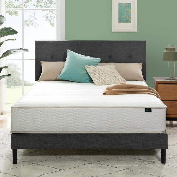 ZINUS 10 INCH FOAM AND SPRING HYBRID MATTRESS [NEW VERSION], FULL, MATTRRESS New