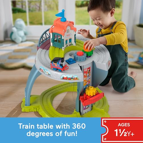 FISHER-PRICE THOMAS FRIENDS TODDLER TOY MY FIRST TRAIN TABLE CARGO STACKING