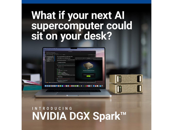 PNY NVDGXSPARK2PK-KIT NVIDIA DGX Spark 2 Pack (bundle +1 Connecting Cable) -