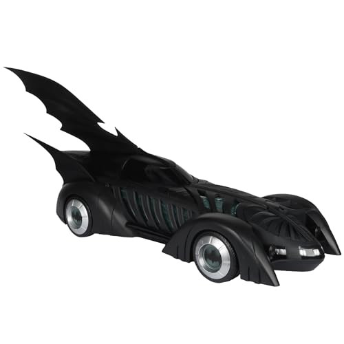 MCFARLANE TOYS DC MULTIVERSE BATMOBILE BATMAN FOREVER GLOW GOLD LABEL - BLACK