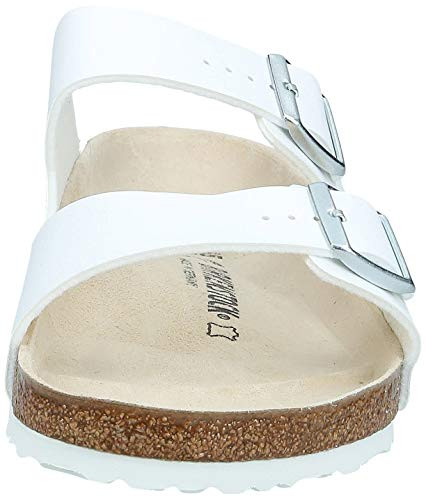 1009527 BIRKENSTOCK WOMEN'S ARIZONA SOFT SANDALS MEN 8 WOMEN 10 - WHITE