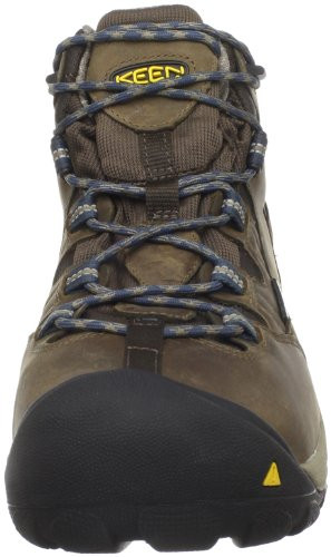 1007004D KEEN UTILITY MEN'S DETROIT MID BOOT SIZE 8, BLACK/SLATE