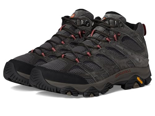 MERRELL MEN'S MOAB 3 MID TOP HIKING SHOE SIZE: MEN 9.5 BELUGA
