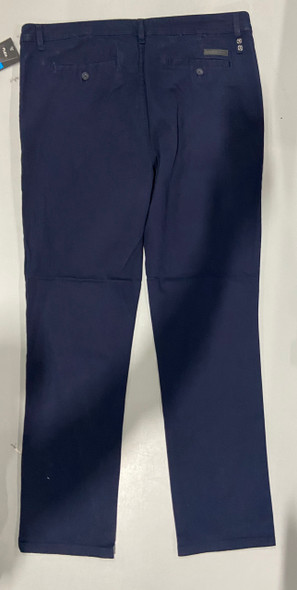 GALAXY BY HARVIC PANTS WOMEN 4 WAY STRETCH CASUAL - 36WX29L - NAVY New