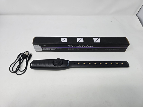 ULTIMAXX UV LIGHT DISINFECTING BAR - BLACK