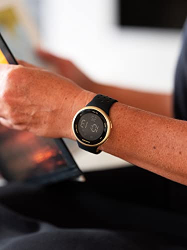 ARMITRON SPORT UNISEX DIGITAL CHRONOGRAPH SILICONE STRAP WATCH -BLACK/GOLD