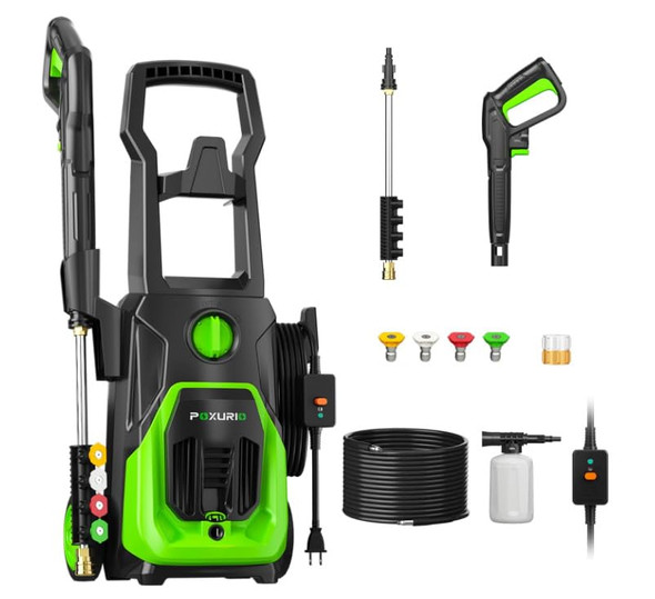 POXURIO ELECTRIC PRESSURE WASHER 4000PSI 2.8GPM POWER WASHER 3-IN-1 HIGH GREEN