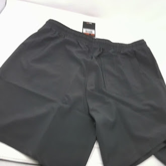 JUMP START LARGE MENS SHORTS WITH 3 POCKETS - CHARCOAL - SIZE: MEN L - CHARCOAL New