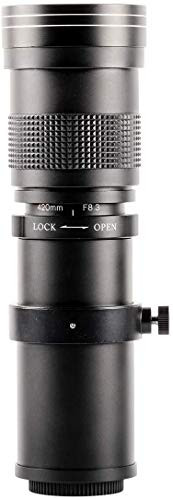ULTIMAXX 420-800MM F/8.3-16 SUPER HD MANUAL TELEPHOTO ZOOM LENS - BLACK