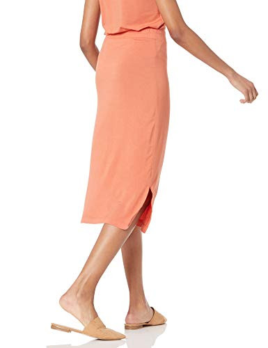 AMAZON ESSENTIALS WOMEN'S PULL KNIT MIDI WITH ELASTIC WAIST, SIZE LARGE New