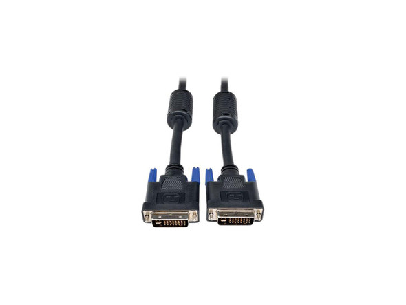 Tripp Lite DVI-I Dual Link Digital and Analog Monitor Cable (DVI-I M/M), 15-ft