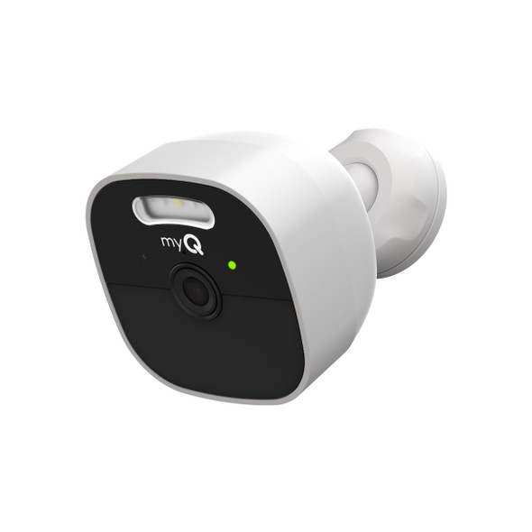 Chamberlain myQ Outdoor Battery Camera 2K Vision Spotlight Motion Alerts - White New