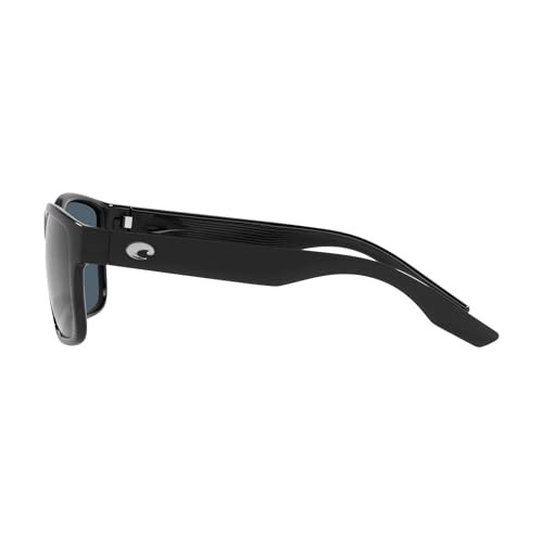 06S9049 COSTA DEL MAR PAUNCH MENS POLARIZED SUNGLASSES MEN SIZE 57 BLACK/GRAY