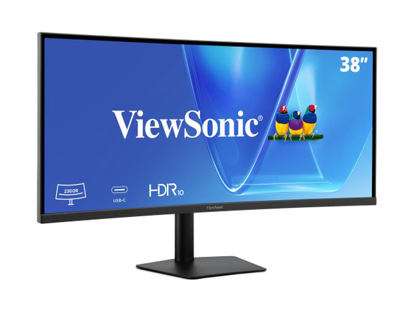 ViewSonic VG3820C 38 Inch 1600p Ultrawide Curved Monitor - IPS - 96W USB-C and