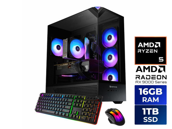 iBUYPOWER Element Gaming PC Desktop  EBA5R96XT02 AMD Ryzen 5 8400F 16GB DDR5 1TB