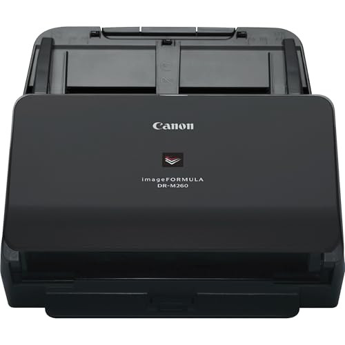 CANON IMAGEFORMULA SHEETFED SCANNER 600 DPI OPTICAL DR-M260 - BLACK