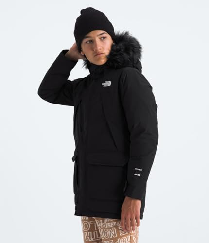 THE NORTH FACE BOYS MCMURDO INSULATED PARKA SIZE YOUTH XS TNF BLACK New