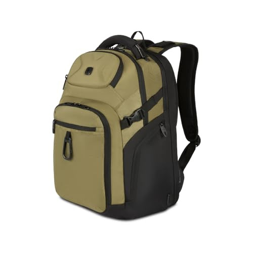 SWISSGEAR ENDURE SCANSMART LAPTOP BACKPACK TSA APPROVED TECH BACKPACK – OLIVE New