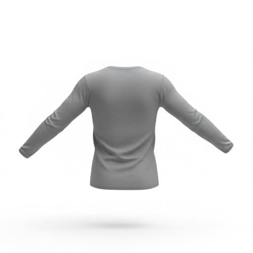 SPYDER WOMEN'S MICRO FRENCH TERRY THERMAL TOP SWL040 - SMALL - HEATHER GREY