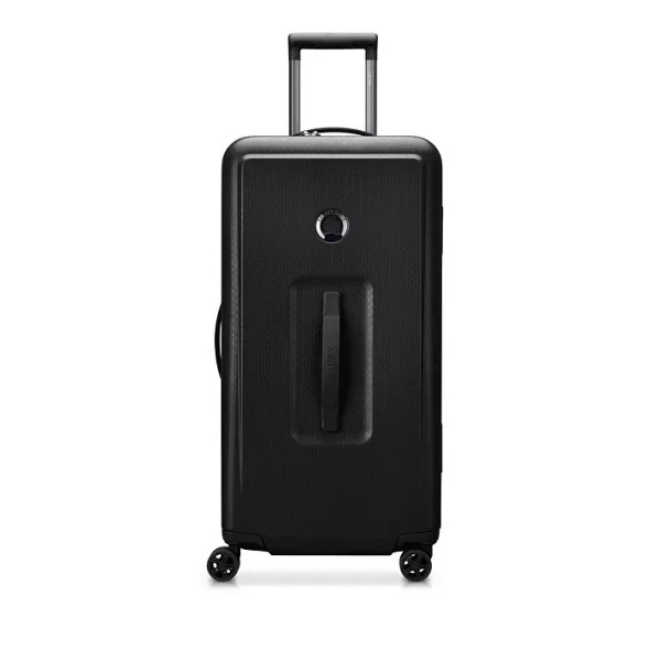 DELSEY PARIS T1123 POLYCARBONATE TURENNE 26” WHEELED TRUNK SUITCASE - BLACK