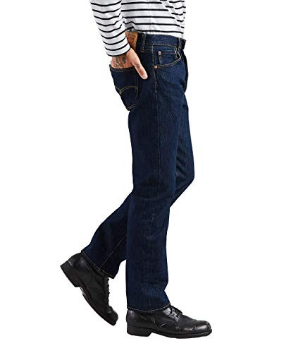 005010115 LEVI'S MEN'S 501 JEAN, SIZE 30W X 32L, RINSE