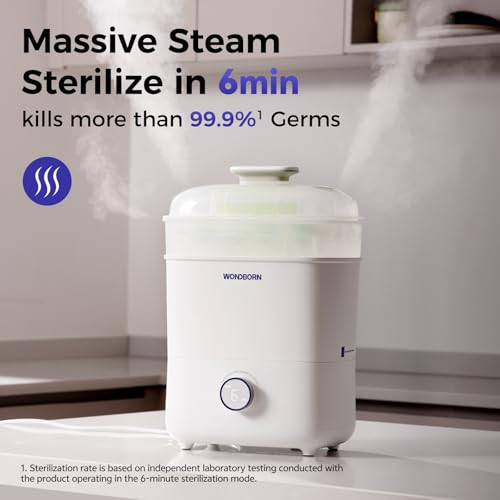 WONDBORN BOTTLE STERILIZER AND DRYER WB-81022KJ - WHITE