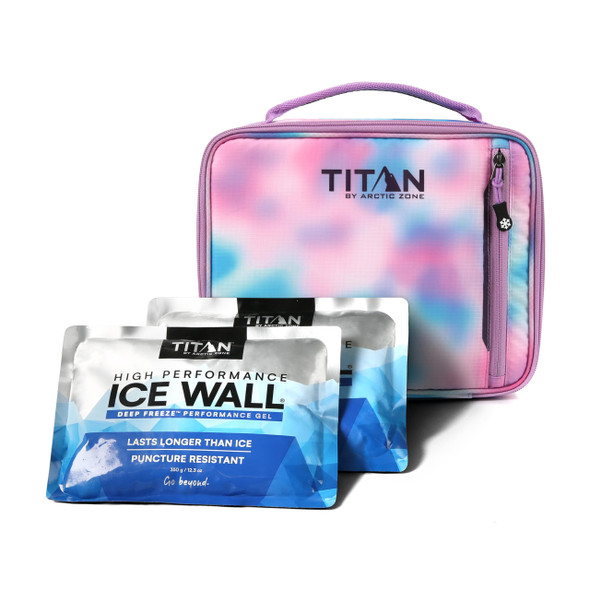 TITAN BY ARCTIC ZONE FRIDGE COLD LUNCH BOX SMALL INSULATED - COTTON CANDY New