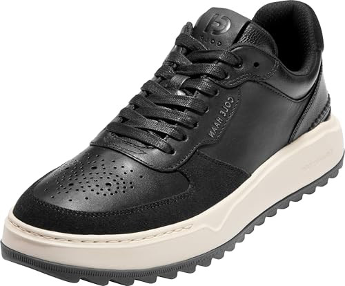 C38378 COLE HAAN MEN'S GRANDPRO Crossover Golf Black/Ivory Size 12 WIDE