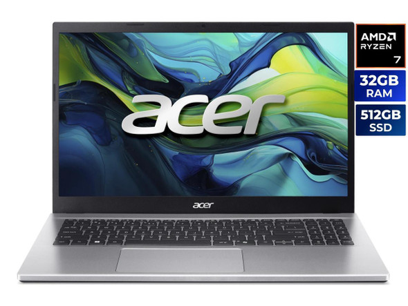 Acer Aspire Go 15 15.6" AMD Ryzen 7 5825U 32GB DDR4 Memory DDR4 3200 512GB PCIe