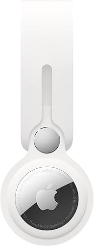 APPLE AIRTAG LOOP CASE, ONE SIZE - WHITE