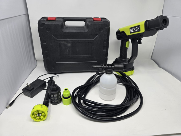 SEESE | CORDLESS HANDHELD | LITHIUM BATTERY PORTABLE ELECTRIC PRESSURE WASHER