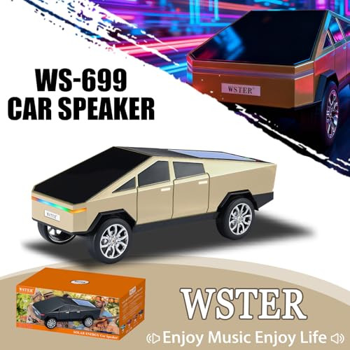 WSTER SOLAR BLUETOOTH REPLICA SPEAKER WS-699 - GOLD