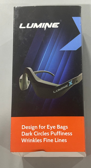 LUMINEX UNDER EYE RED THERAPY LIGHT GLASSES - BLACK New