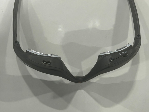 LUMINEX UNDER EYE RED THERAPY LIGHT GLASSES - BLACK New