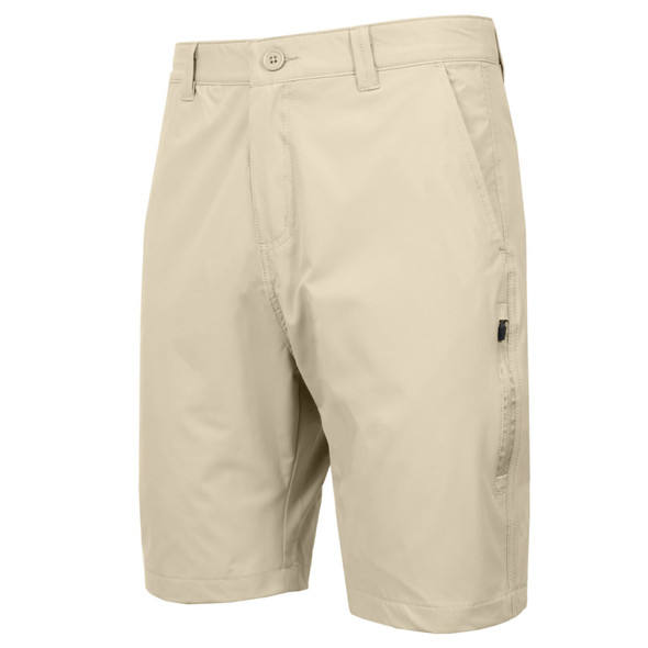 BLUE ROCK MEN’S 6-POCKET ALL MOTION STRETCH UTILITY SHORTS - SIZE: 40 - KHAKI